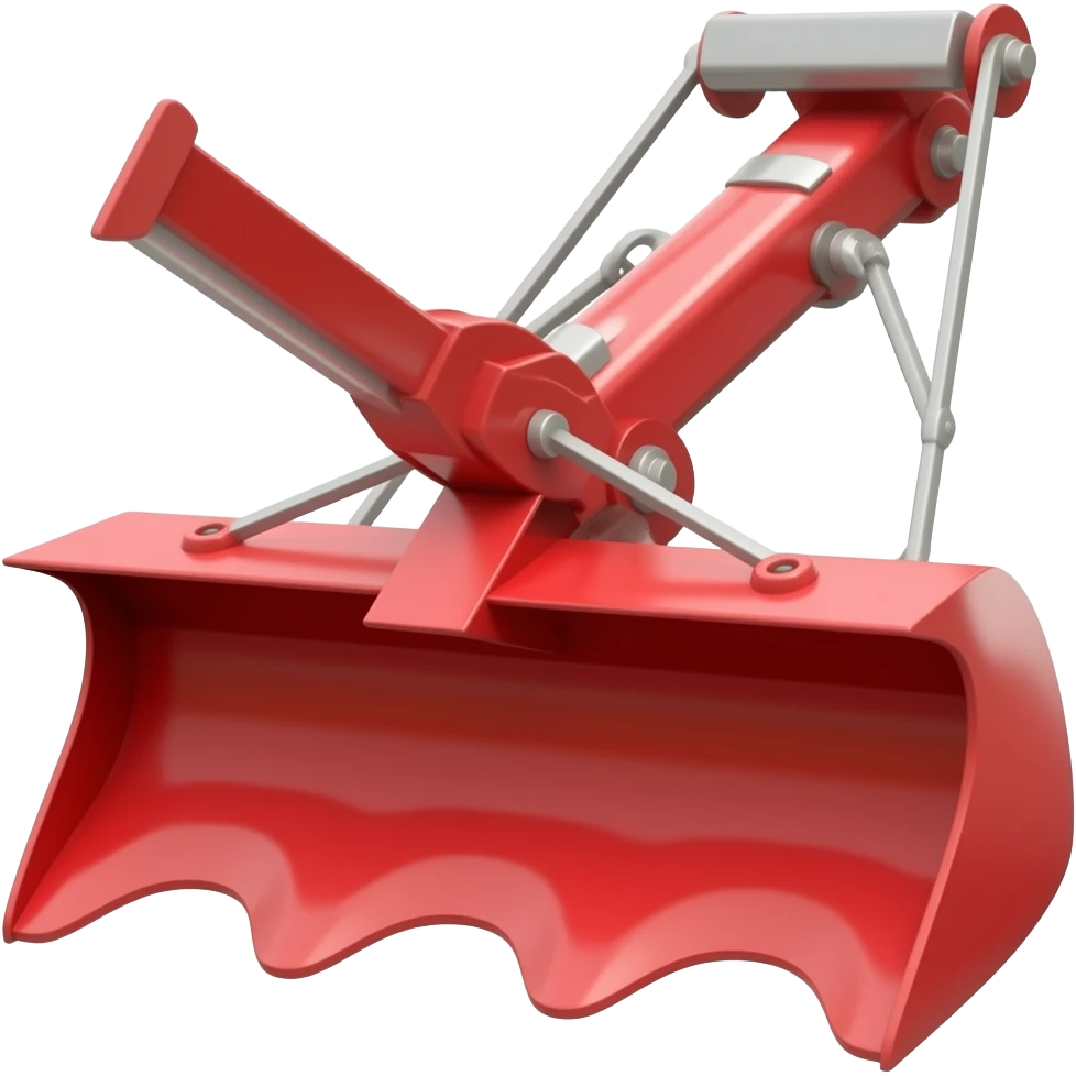 Plow red emoji