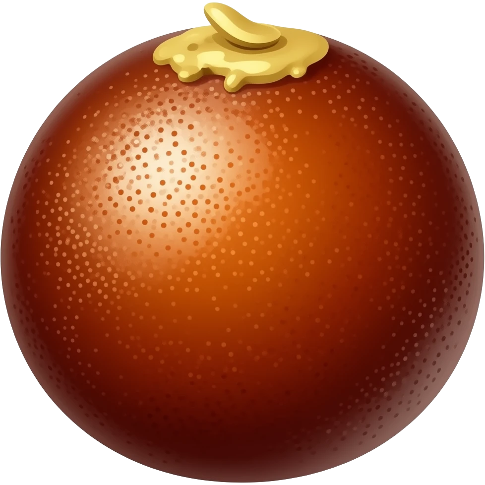 Make a gulab jamun emoji emoji