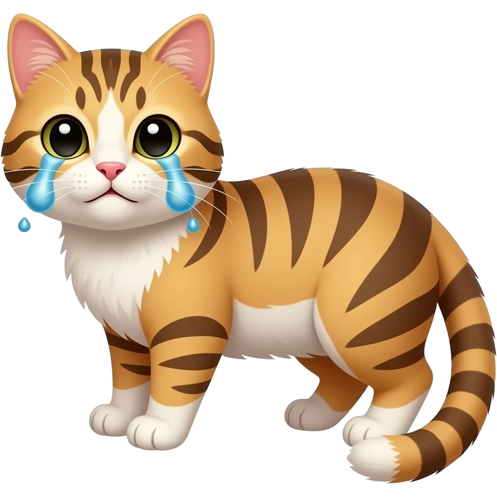 cat crying emoji