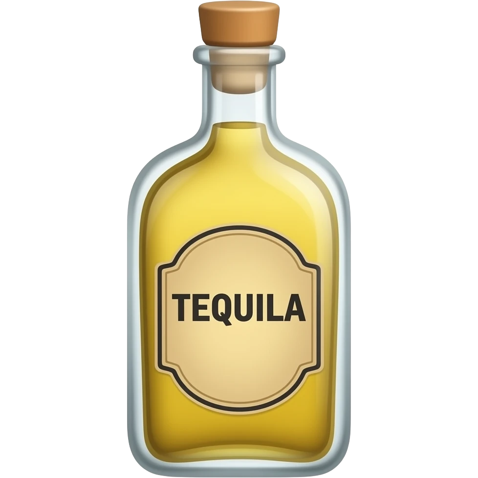 Tequila bottle emoji
