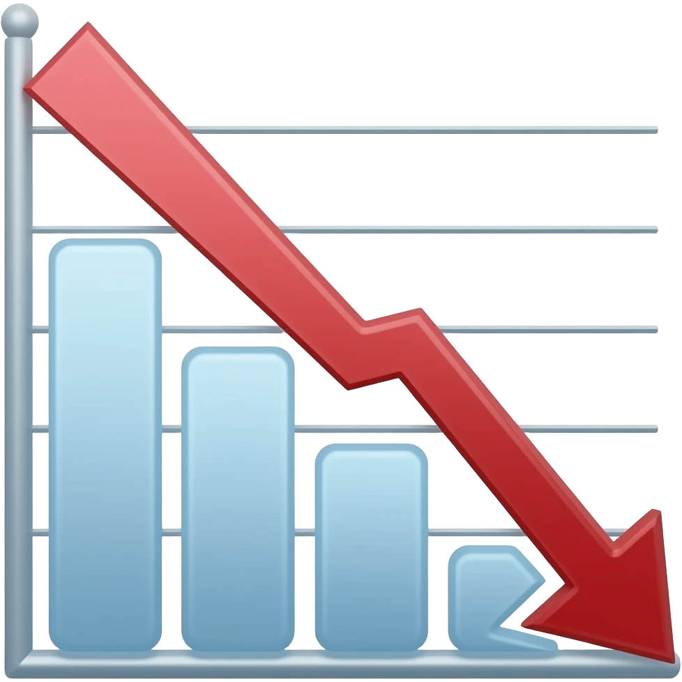interest rate down emoji
