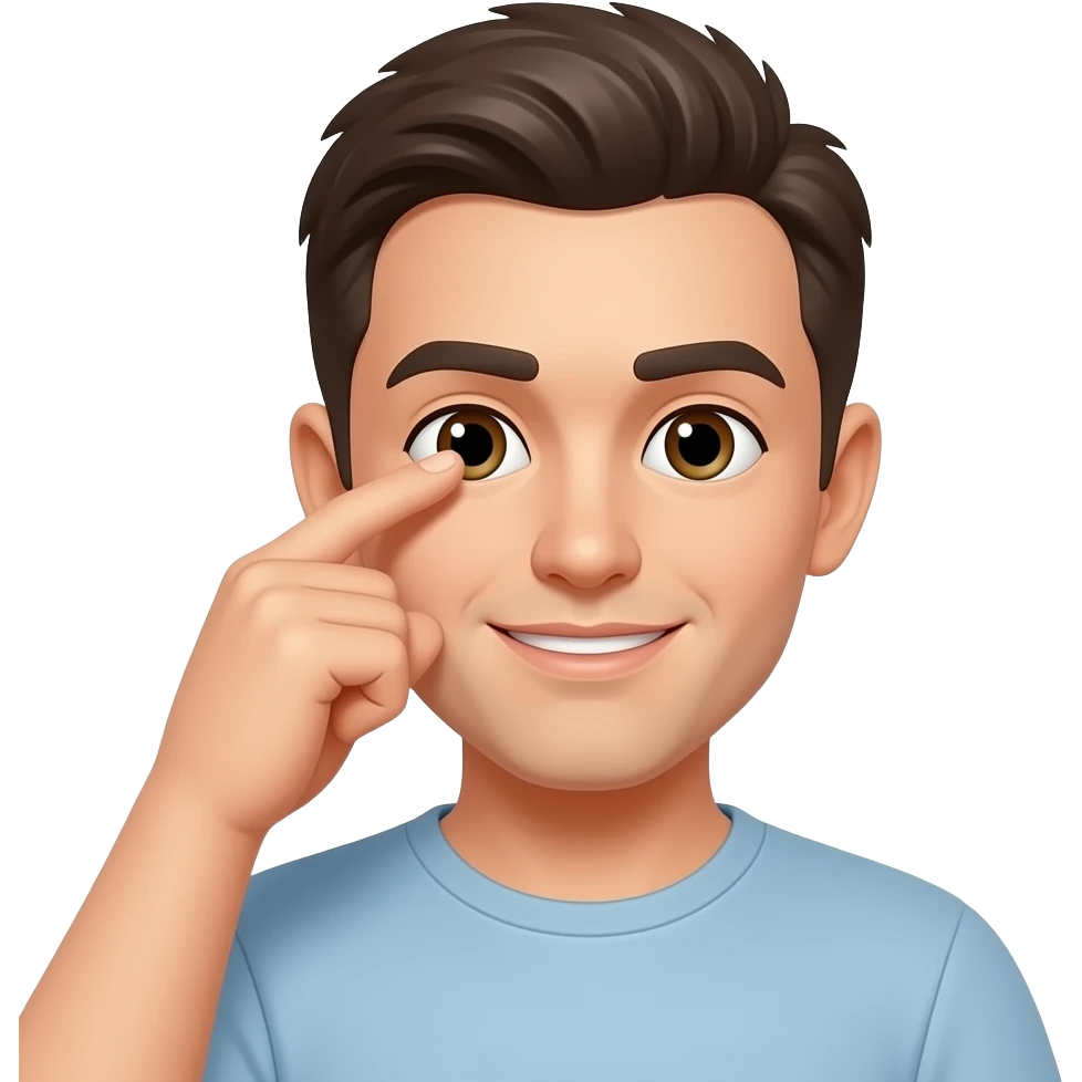 picando ojo emoji