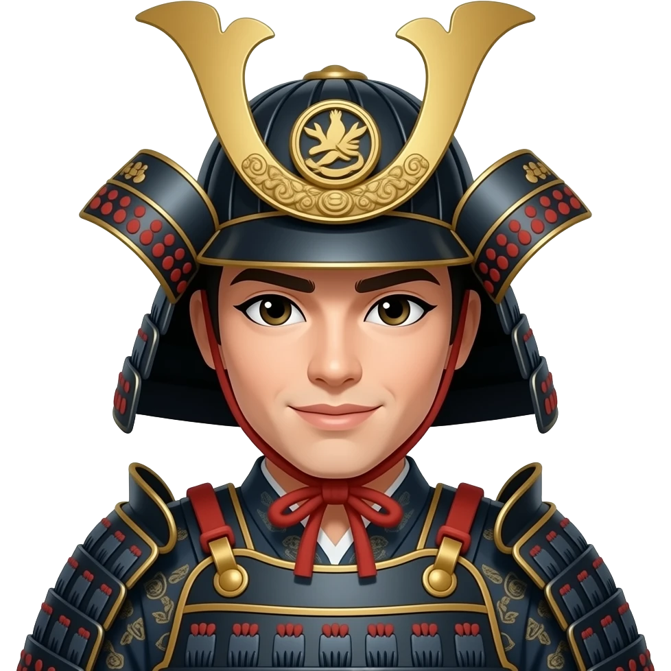 Samuray Con mascara emoji