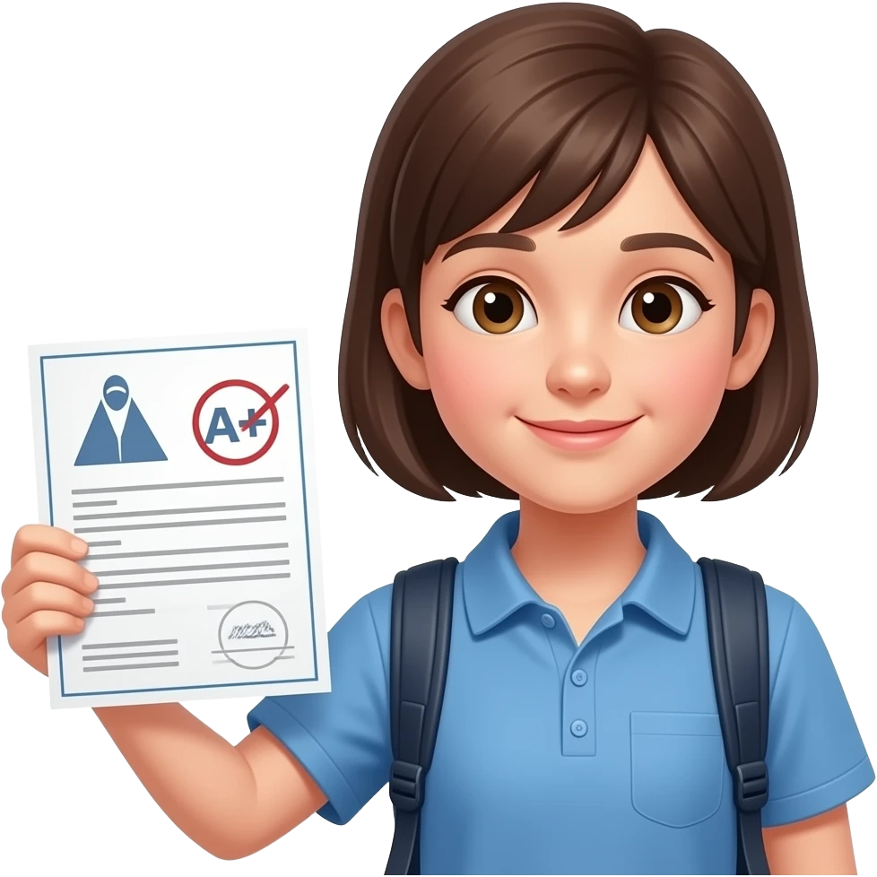 school a+ emoji