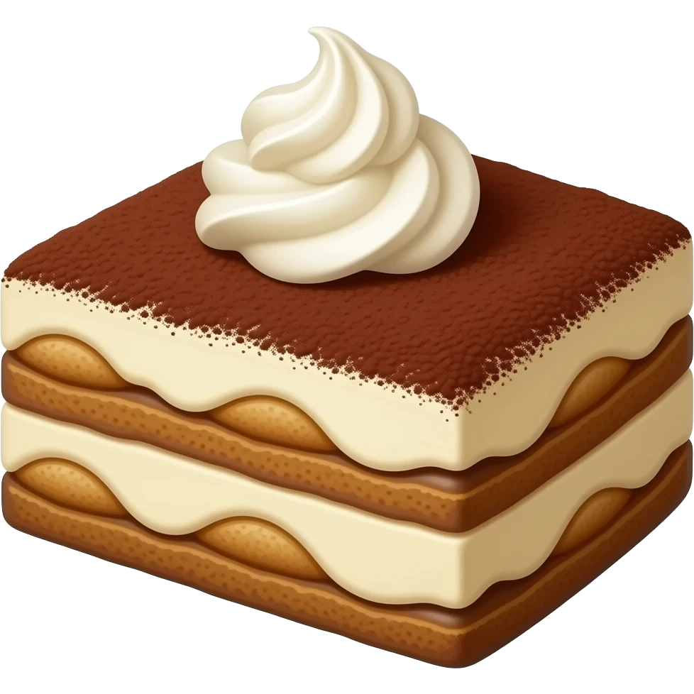 tiramisu slice emoji