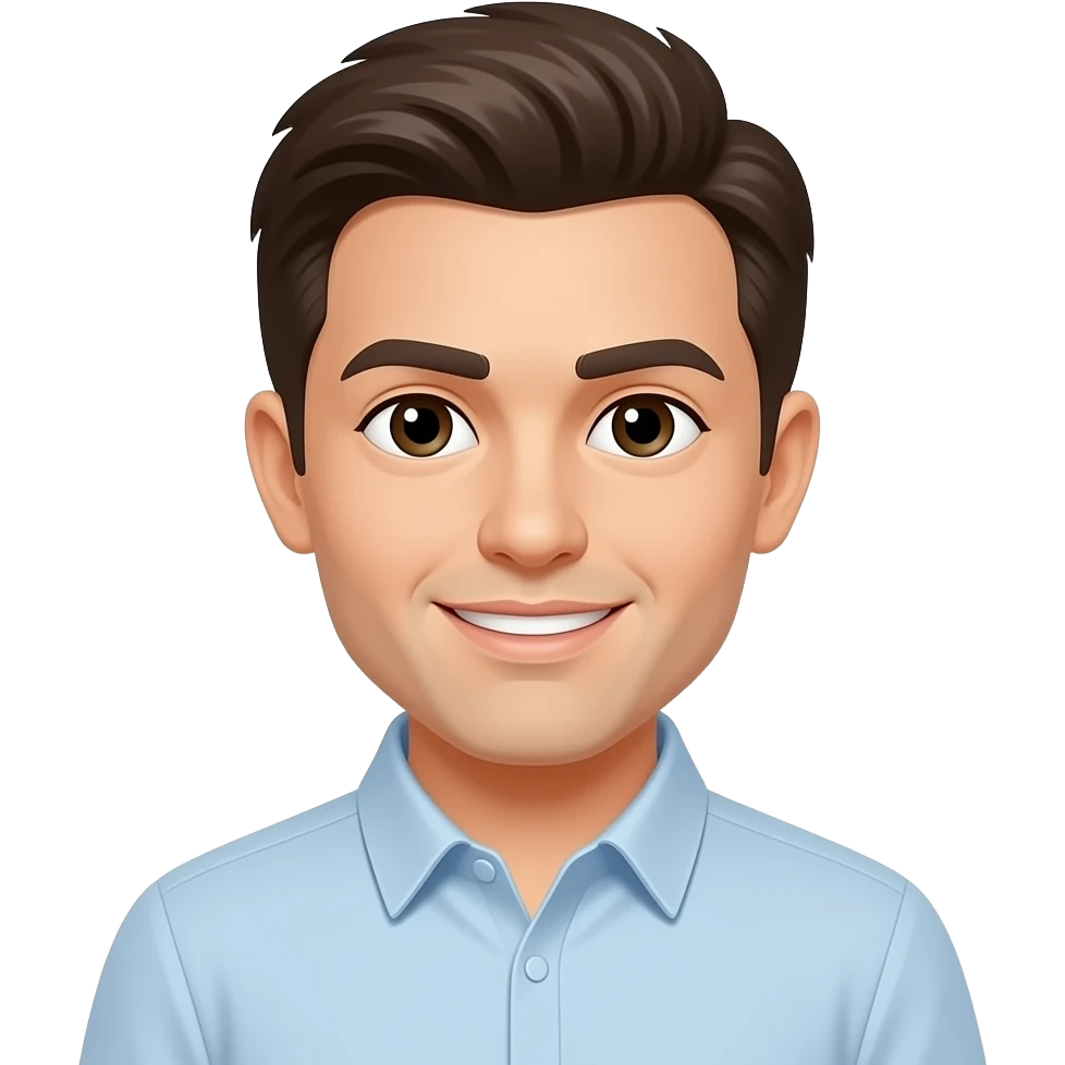 simple, flat, plain cop emoji