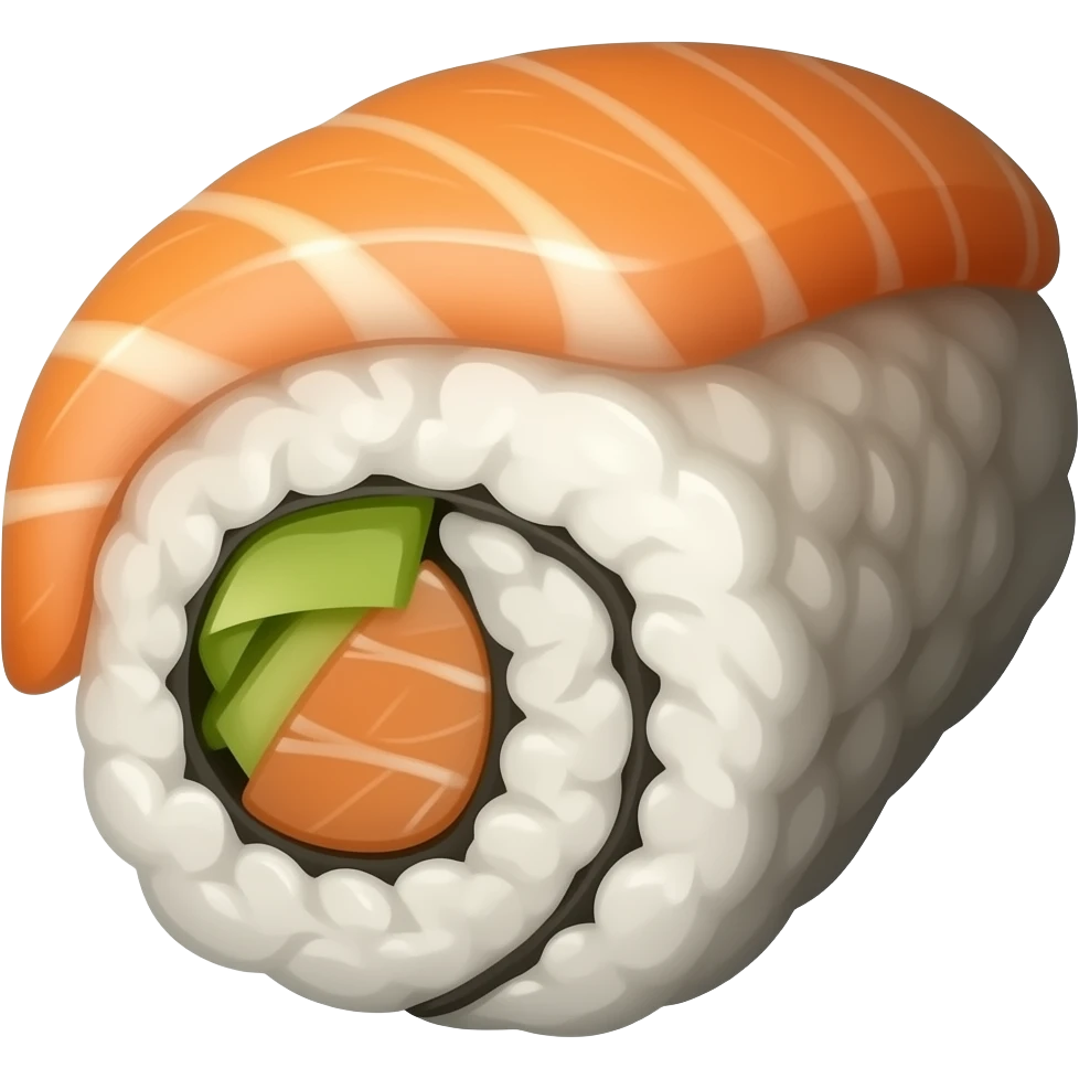 Sushi roll emoji