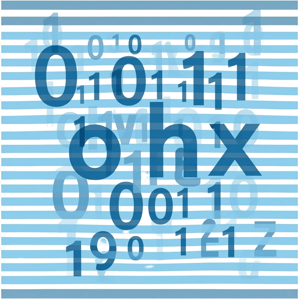 Binary flying emoji