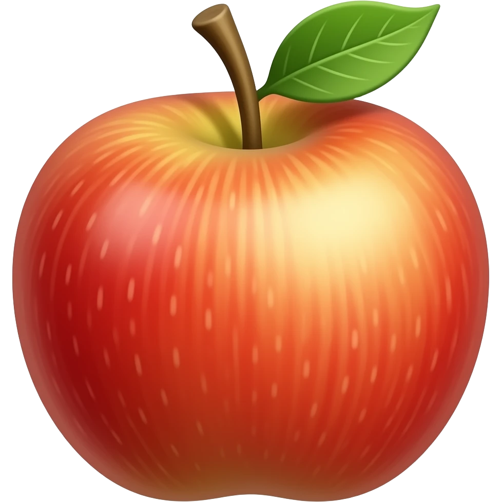 Apple fruit emoji
