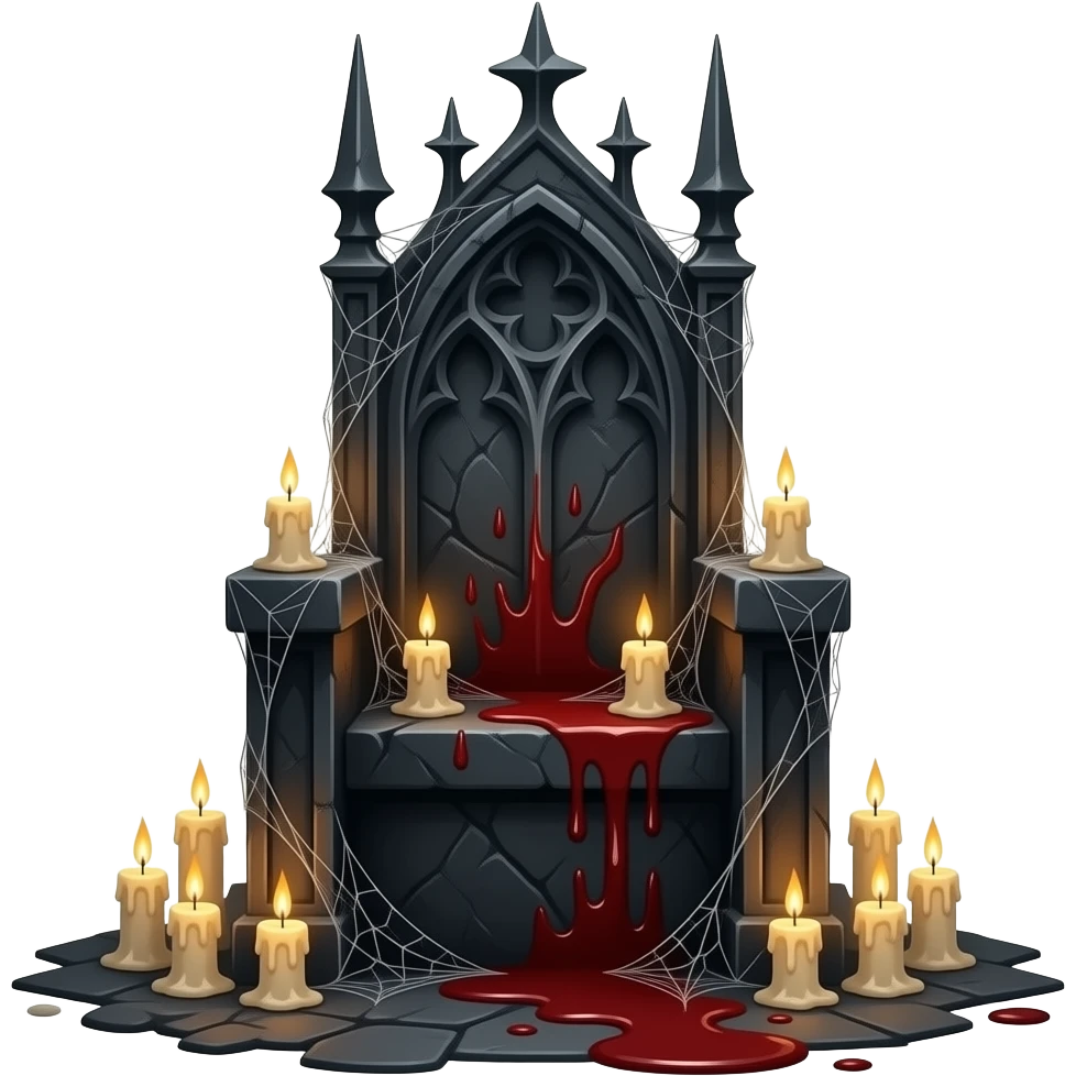 Horror Gothic Throne emoji