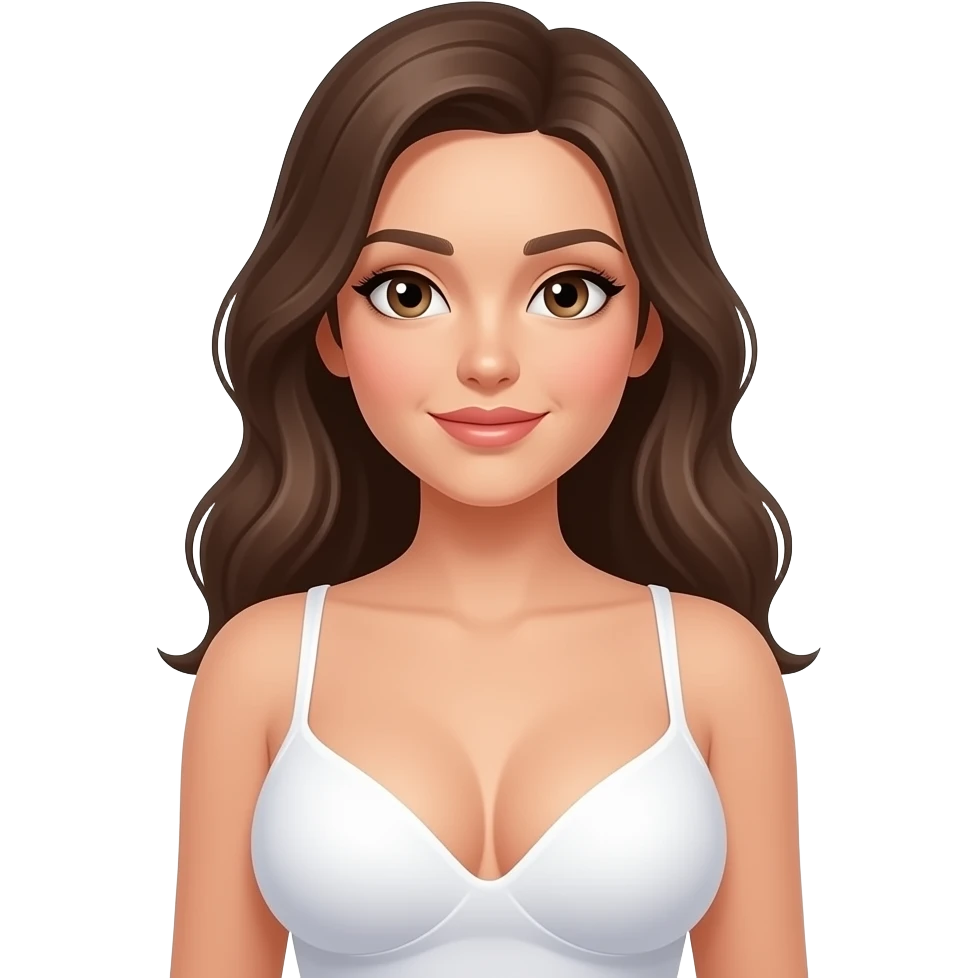 예쁘고 가슴이 큰 여자 emoji