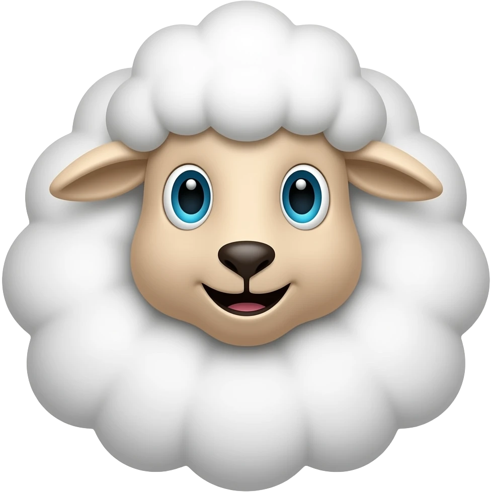 sheep hand puppet emoji