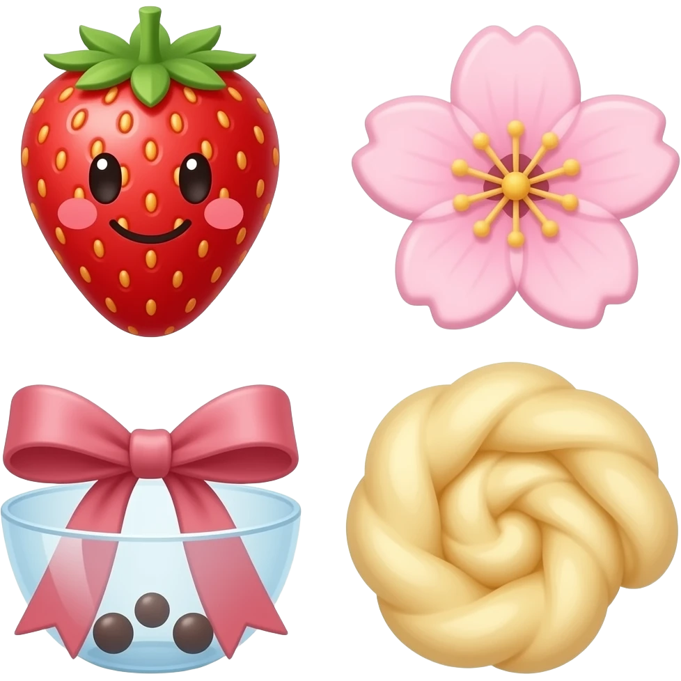 🍓😋🎀🧋🌸 🍥🍧🍡 emoji