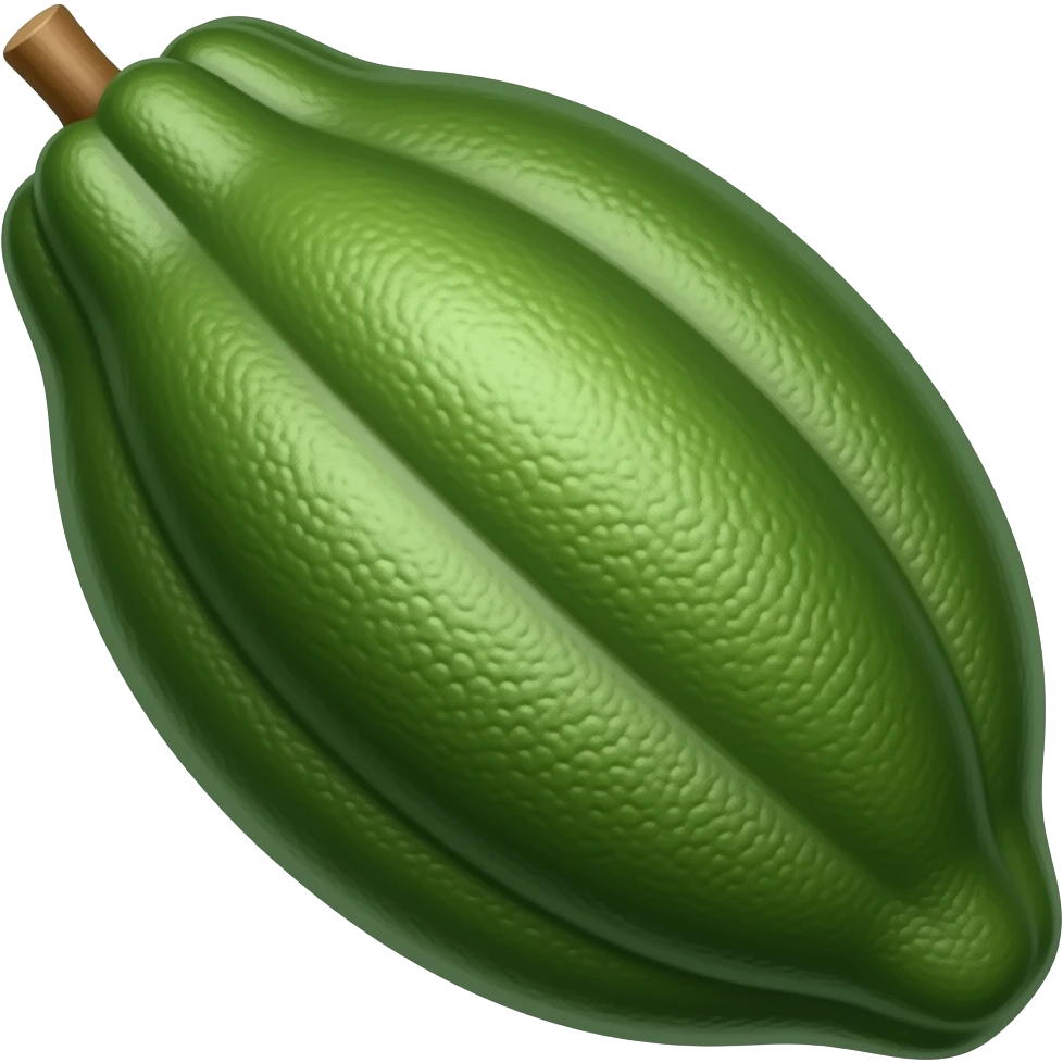 Cocoa pod emoji