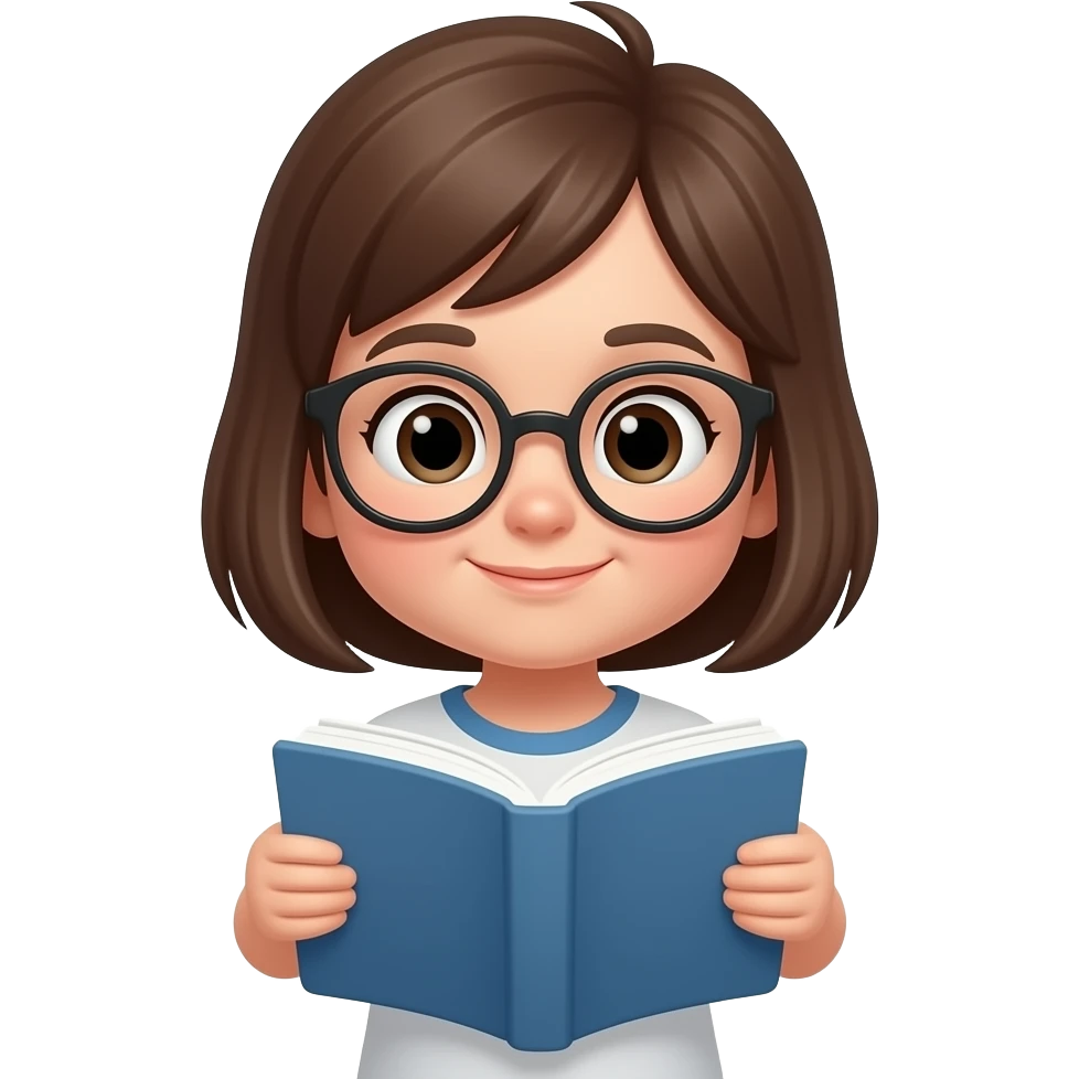 kid reading emoji