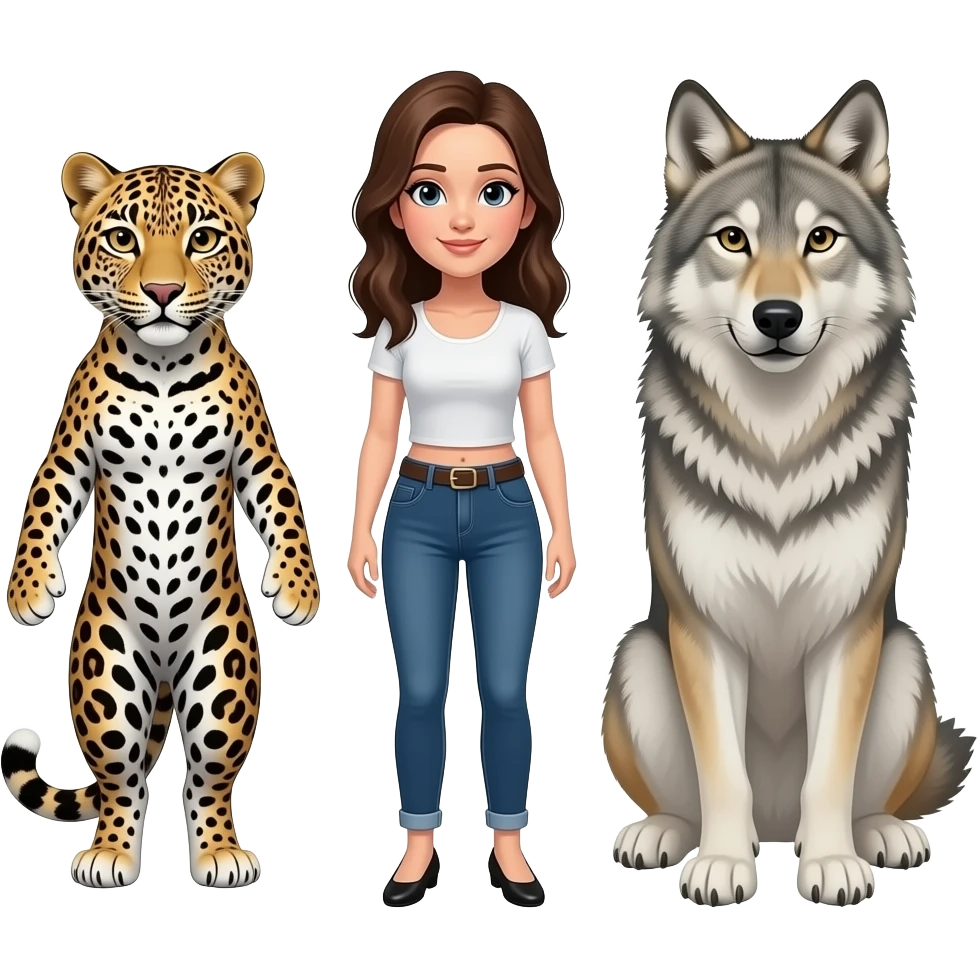 🐆 𓃥🐺 emoji