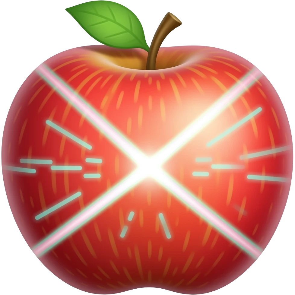 laser style of apple emoji emoji