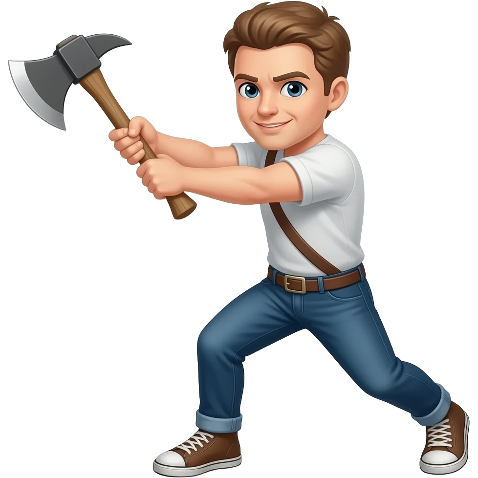 axe trowing emoji