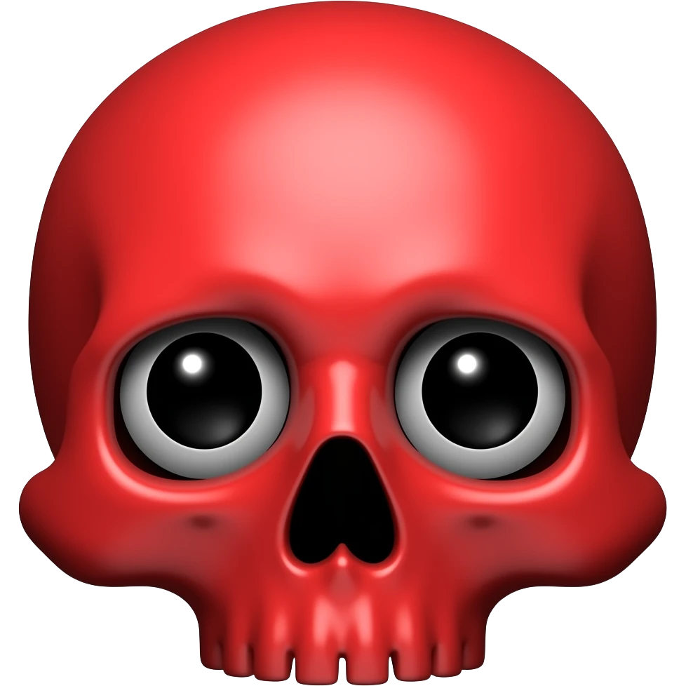 red skull emoji