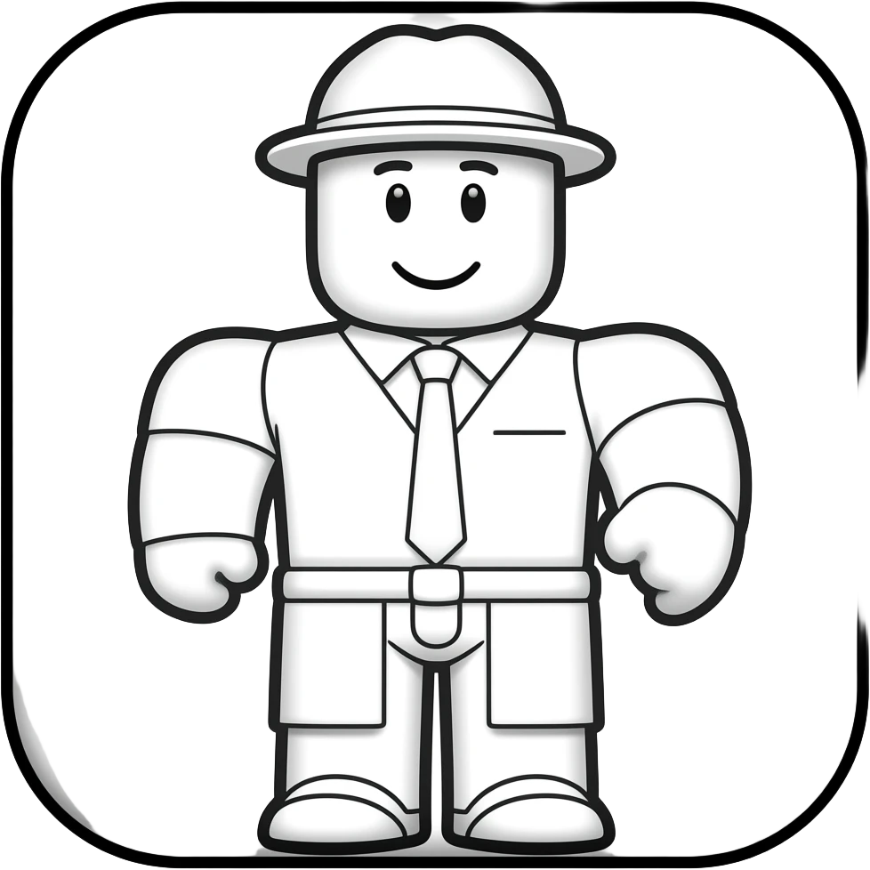 Roblox para colorir logo emoji