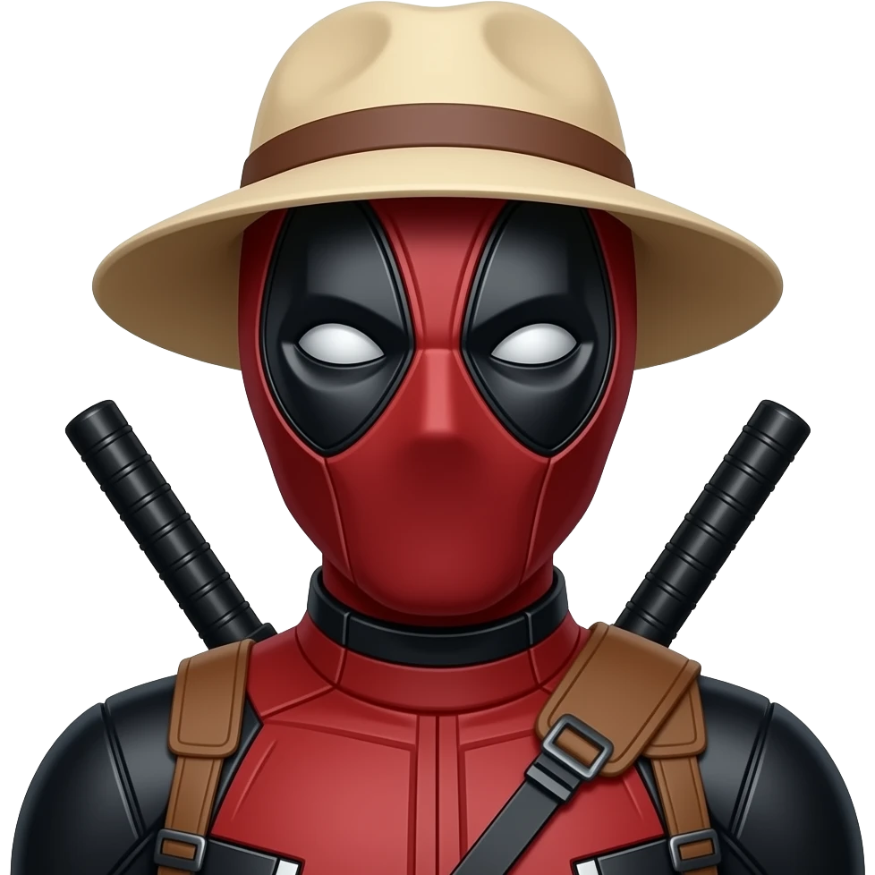 deadpool liburan emoji