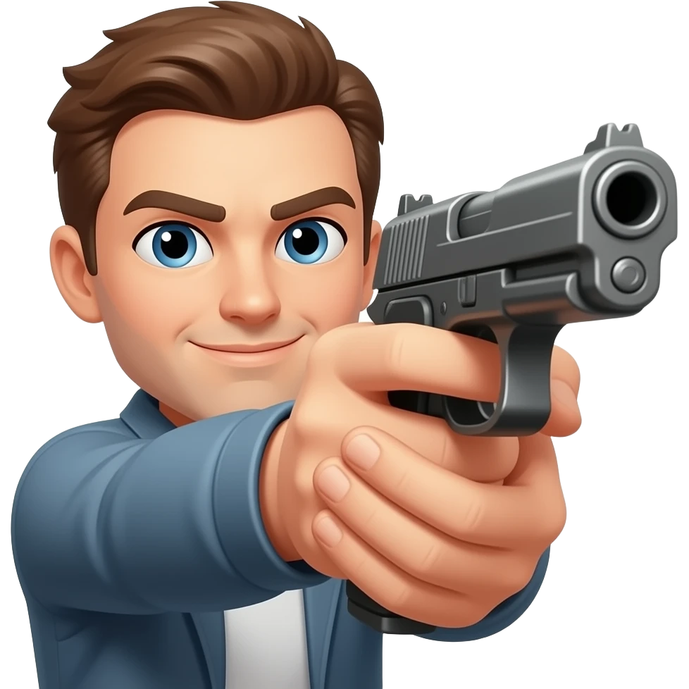 atirar emoji