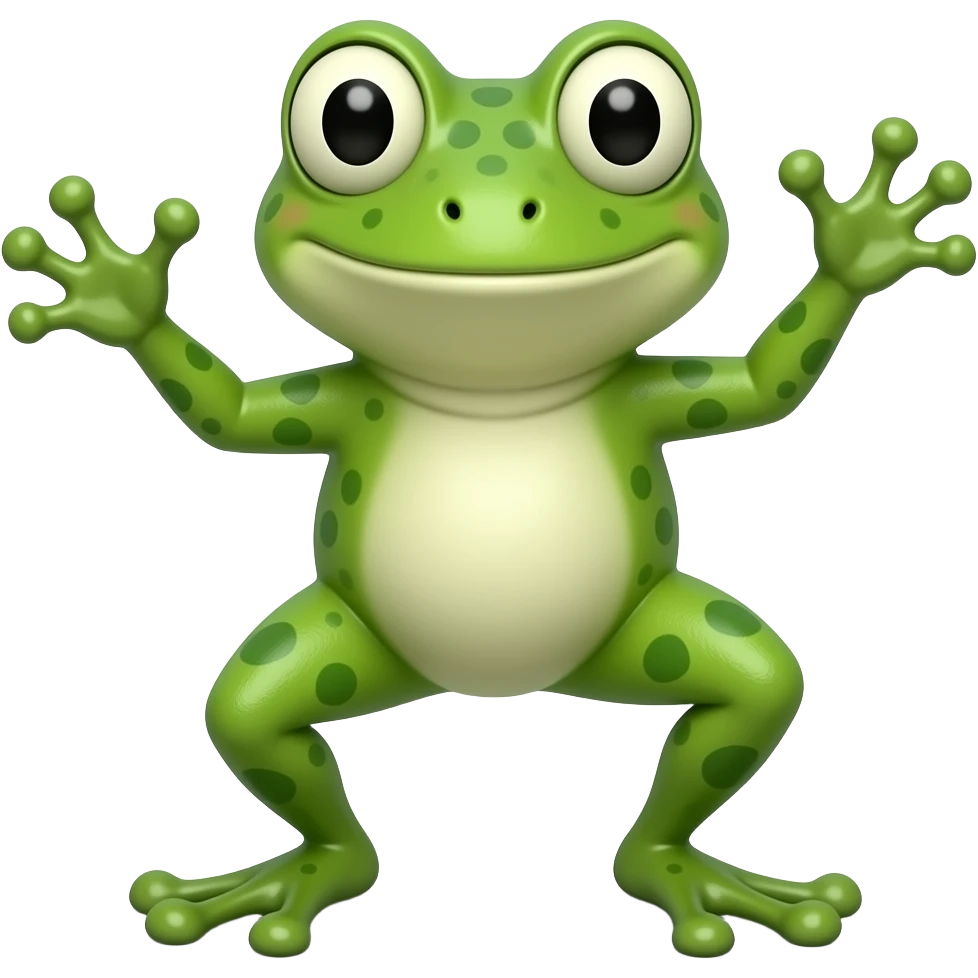 rana que baila emoji