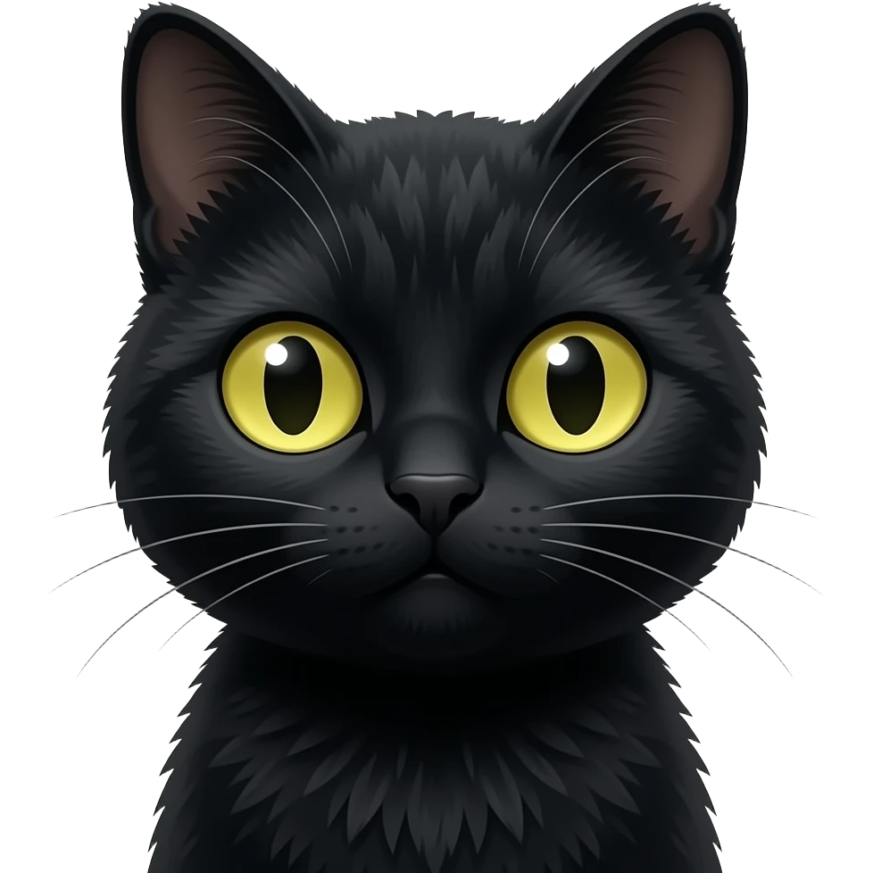 зроби директора в образі чорного кота emoji