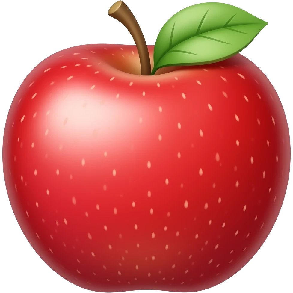 Maçã vermelha   estilo emoji emoji