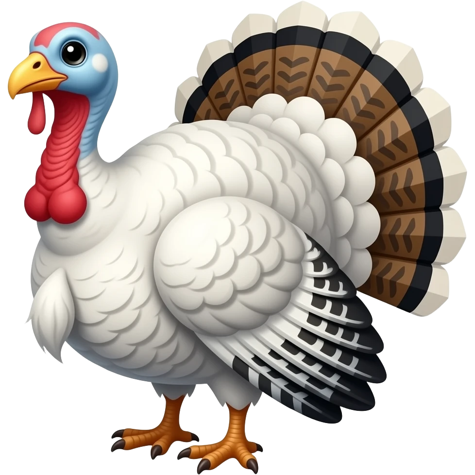 white turkey emoji