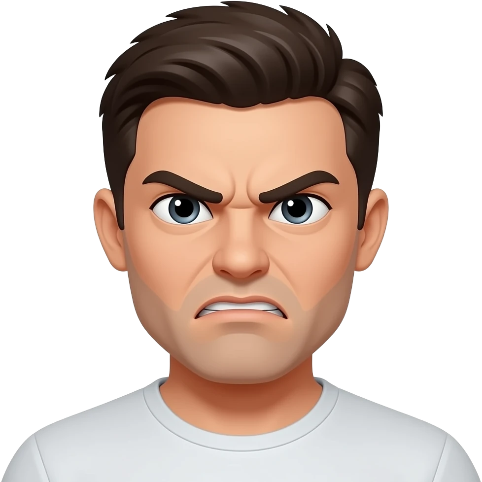 angry man emoji