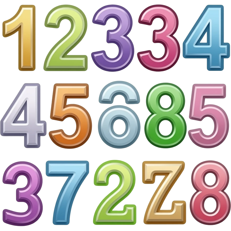 Numeros emoji