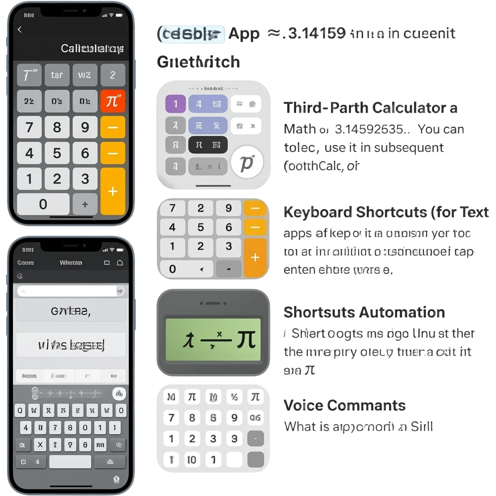 How do you use π on IPhone emoji