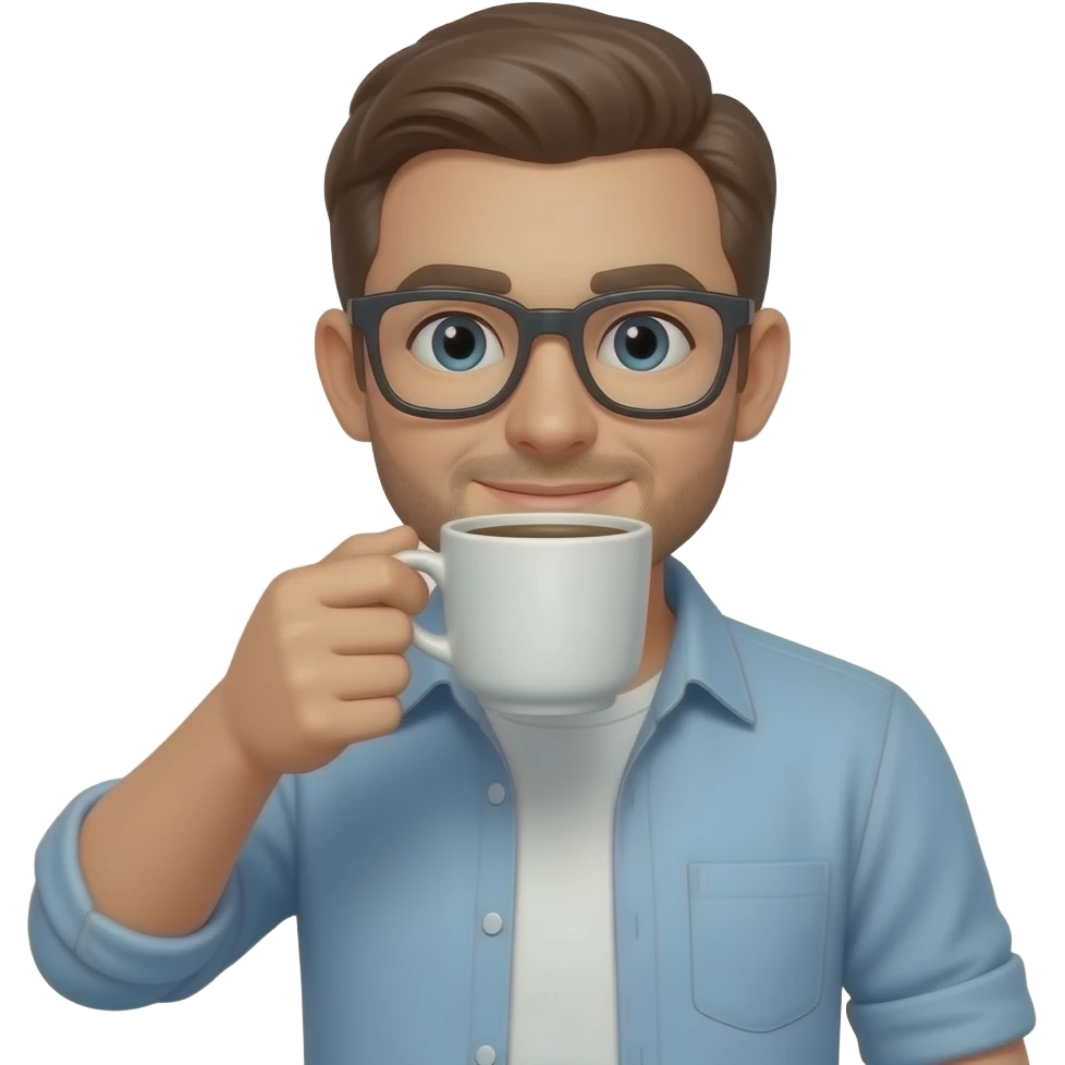 Coffee-break emoji