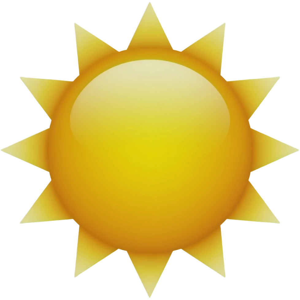 солнце красивое emoji