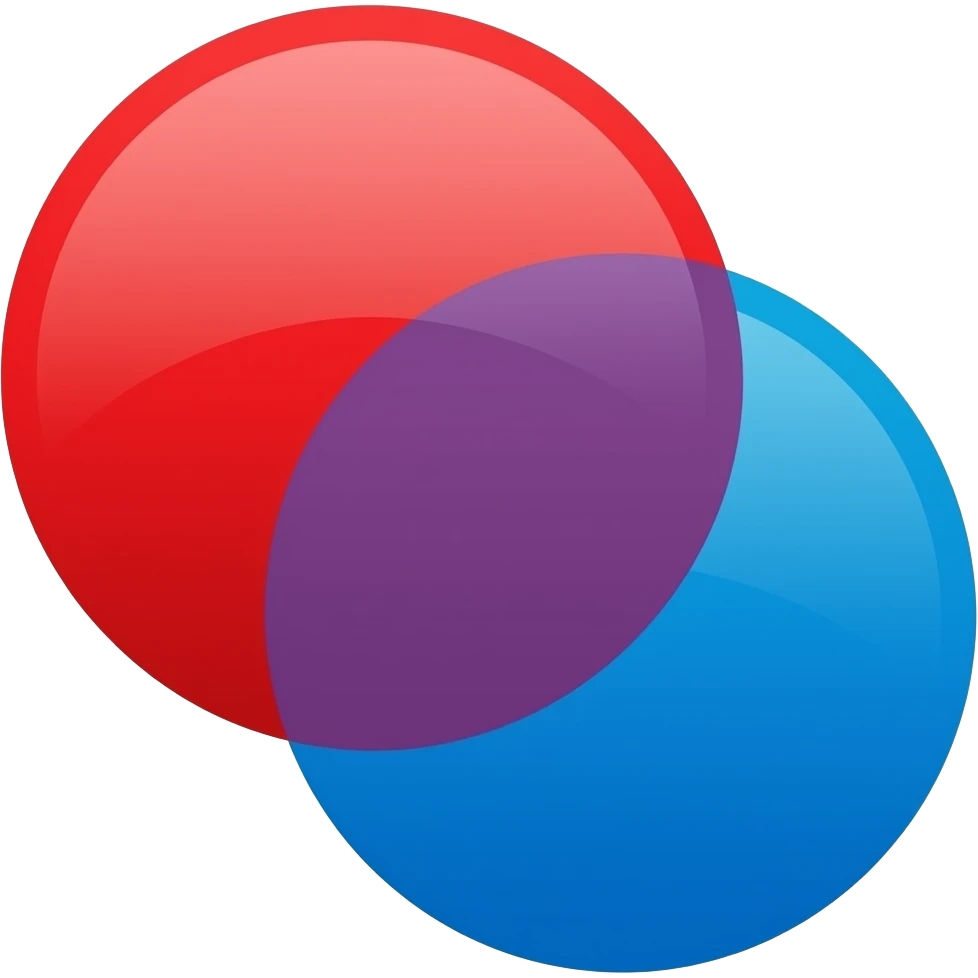 🔴+🔵= emoji