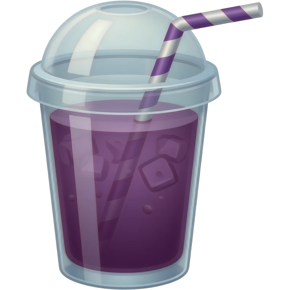 purple lean emoji