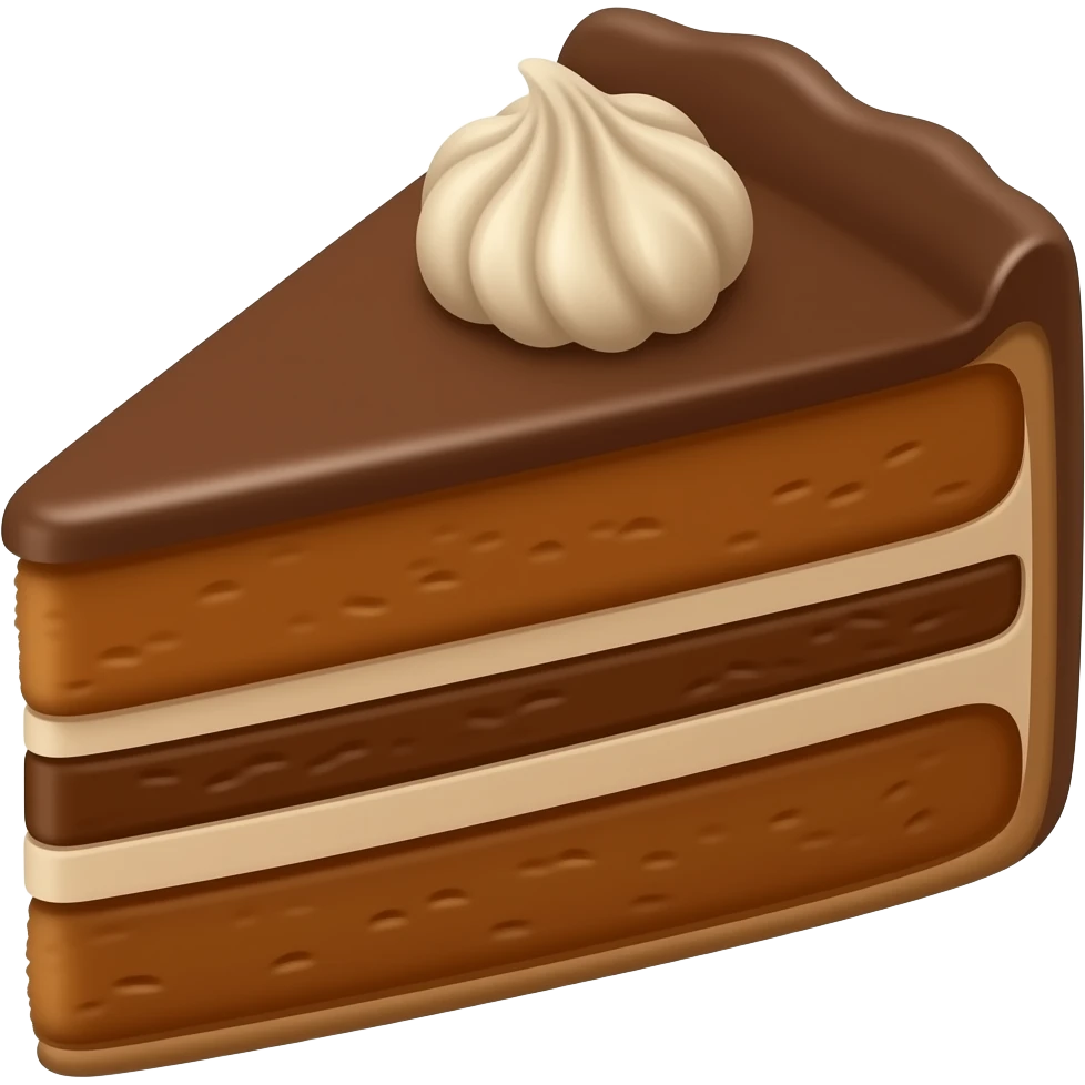 chocolate cake emoji