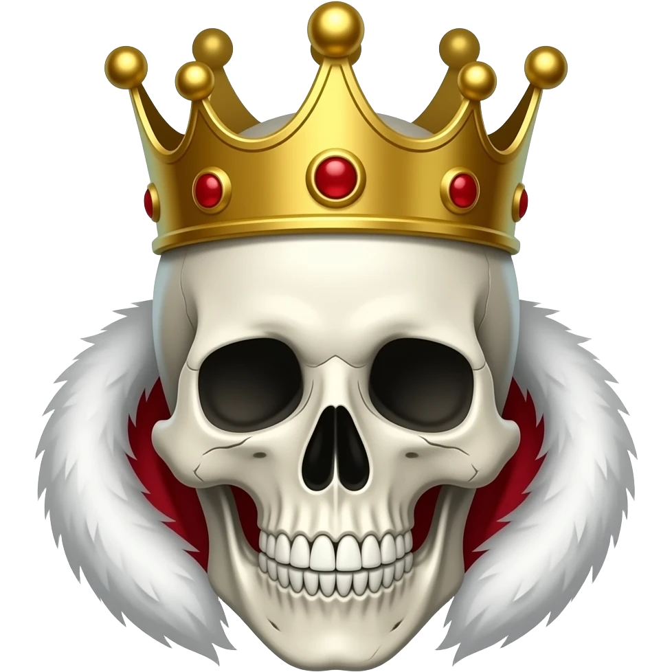 Skull king emoji