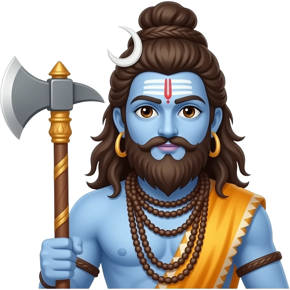 parshuram with axe emoji