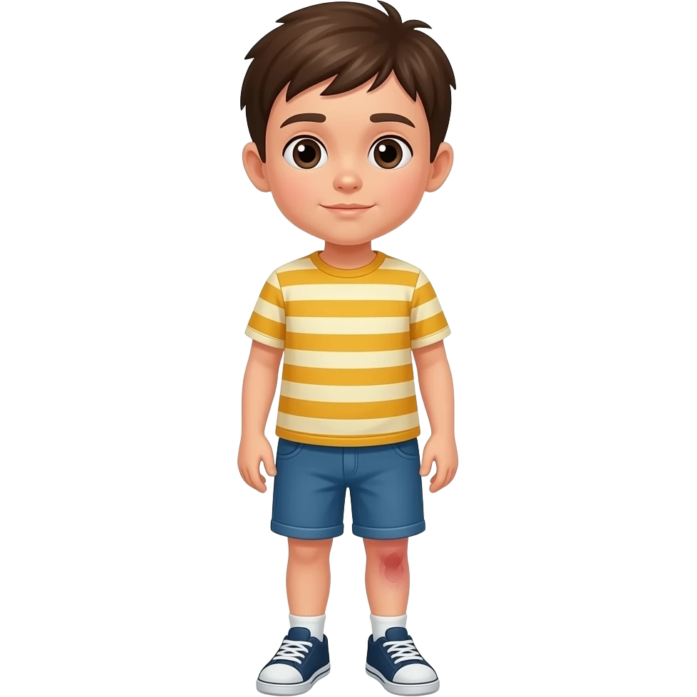 У ребенка болит нога emoji
