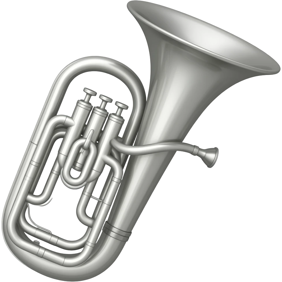 silver euphonium emoji