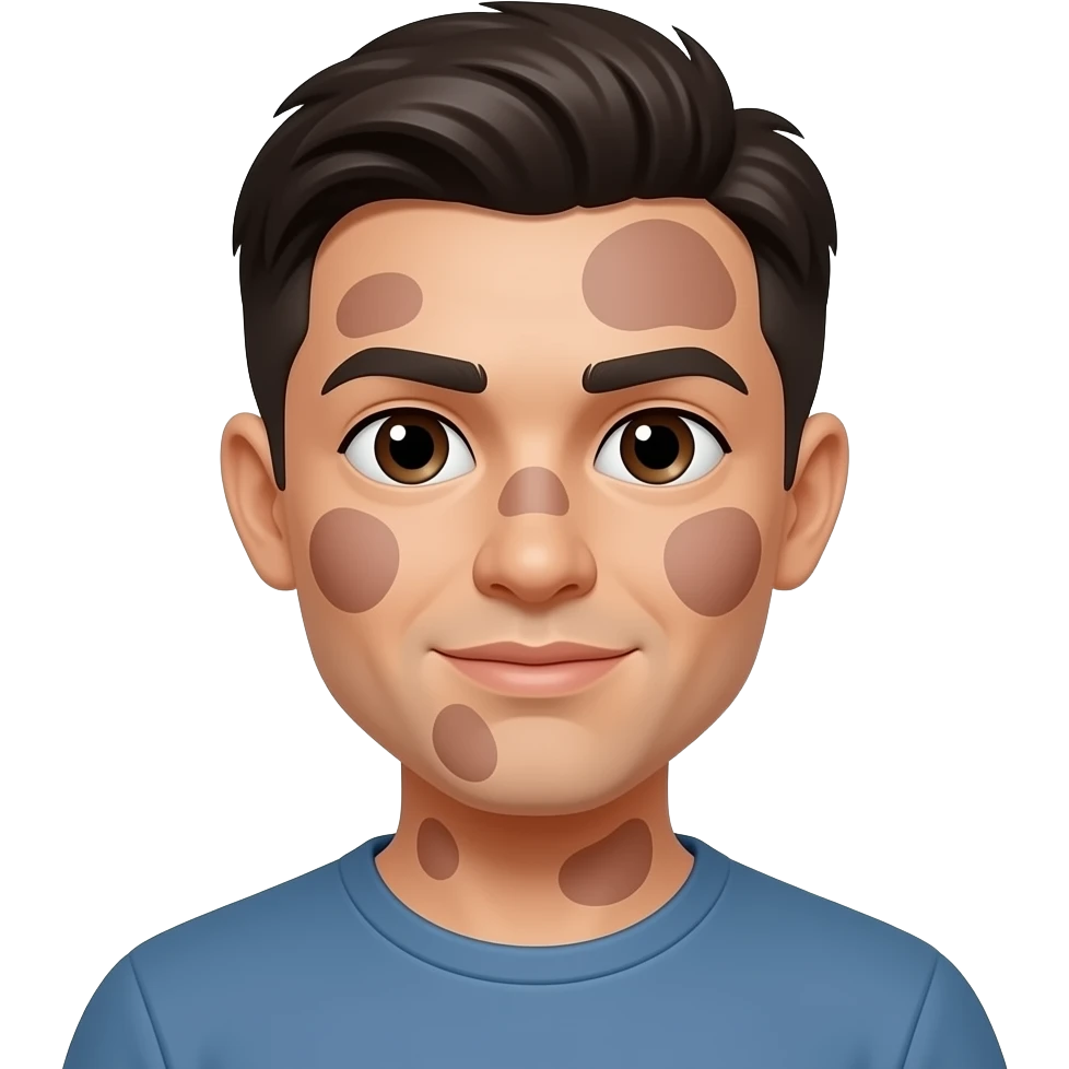 Hyperpigmentation meme emoji