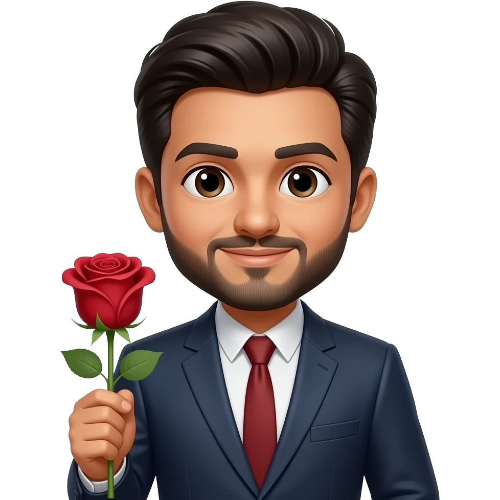 name bilal , roses emoji
