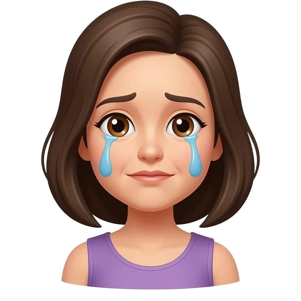 Crying mom emoji