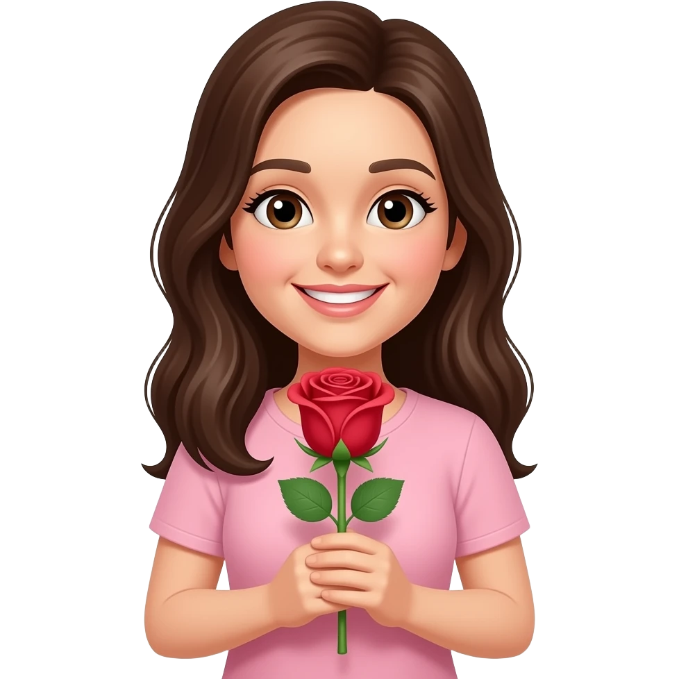 🌹+😁 emoji