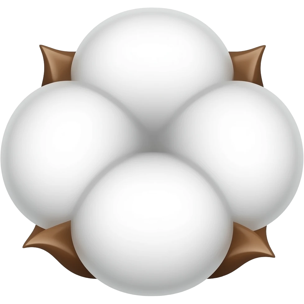 white cotton emoji