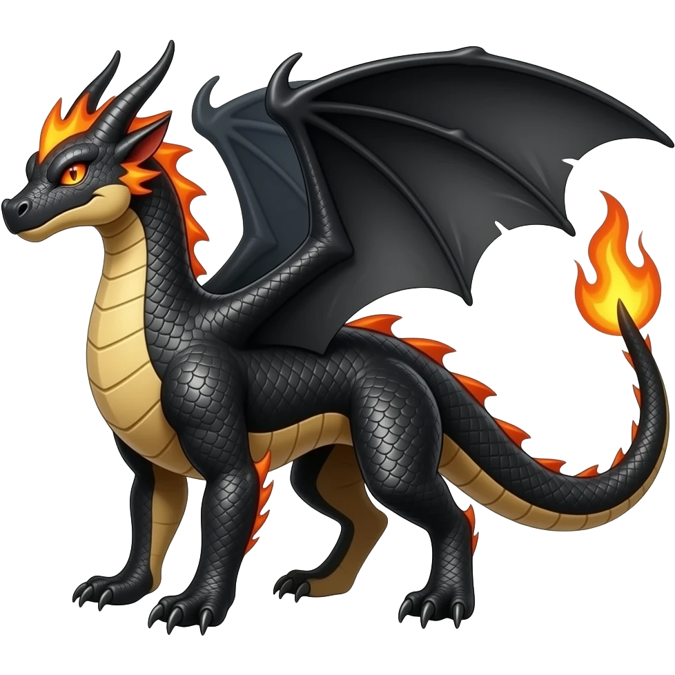 Salandit-Salamence-Absol-Furret-hybrid emoji