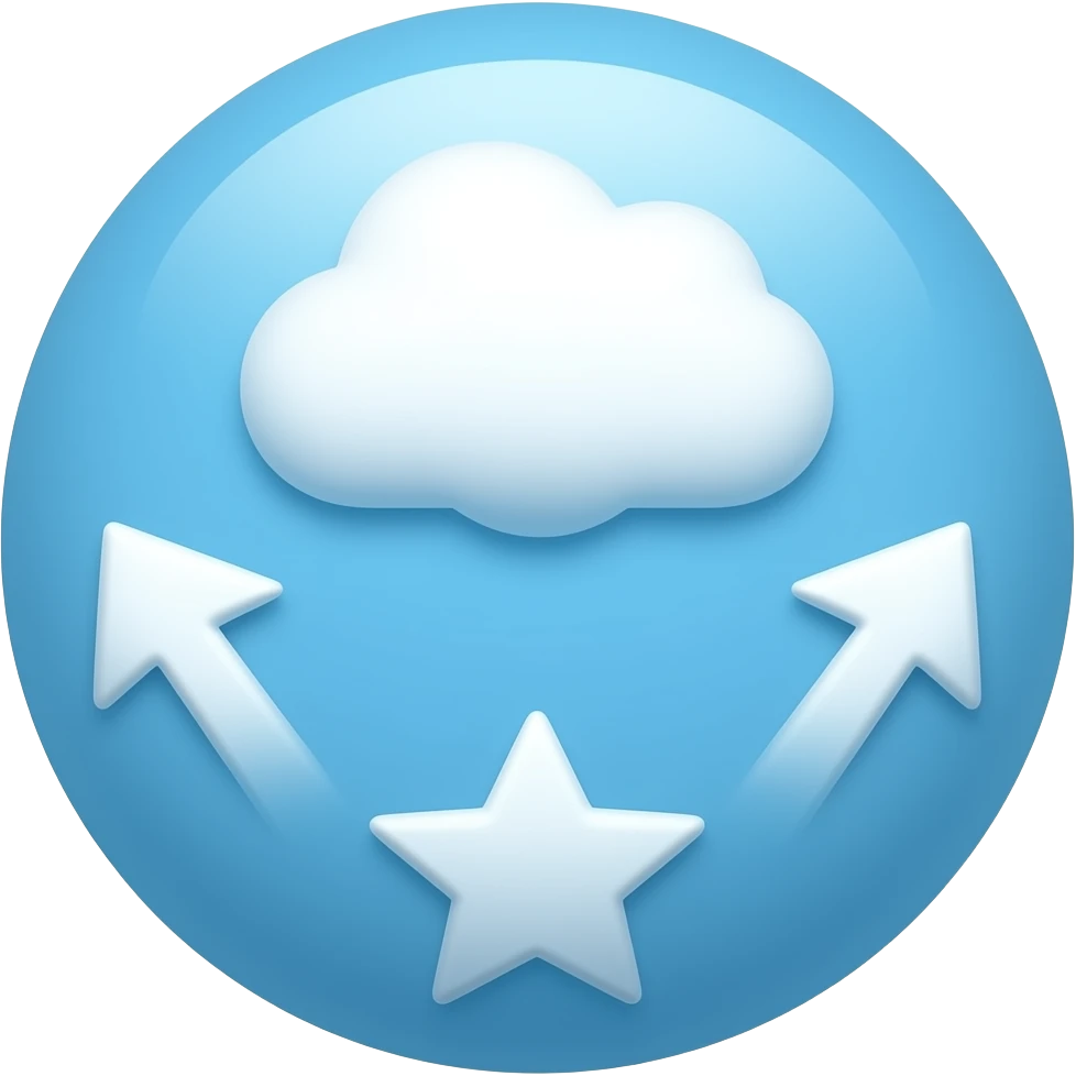 Sky Blue aesthetic line emoji