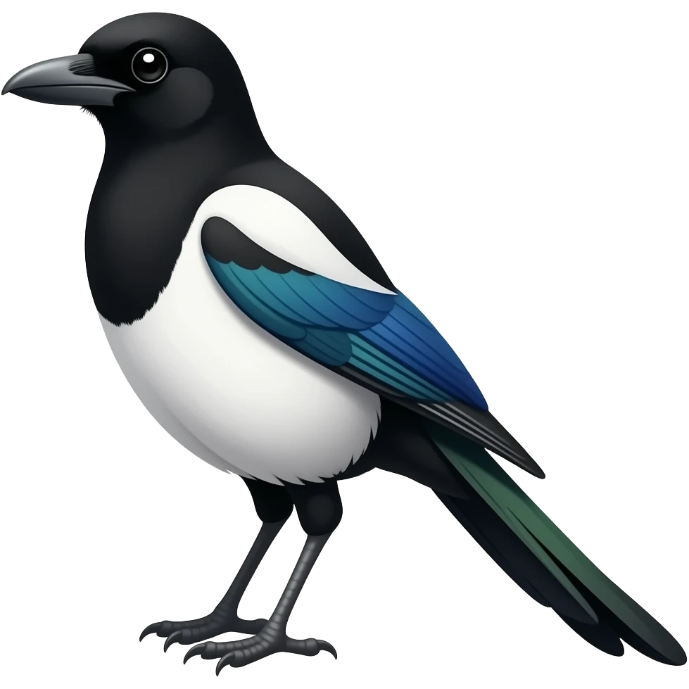 Magpie emoji